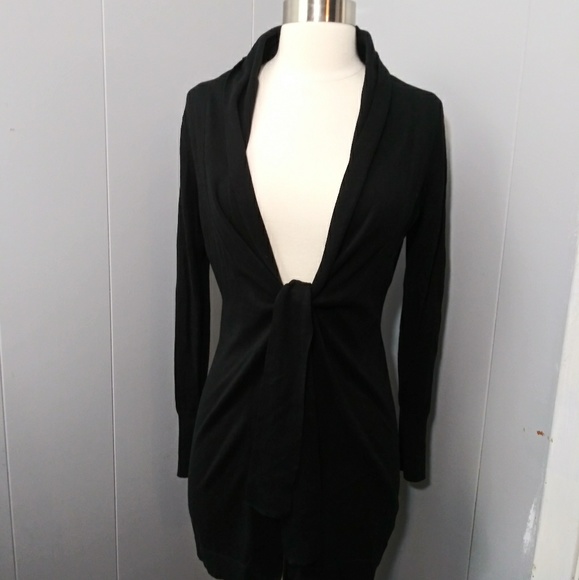 Banana Republic Sweaters - Cashmere/Silk Black Cardigan w/Tie Banana Republic